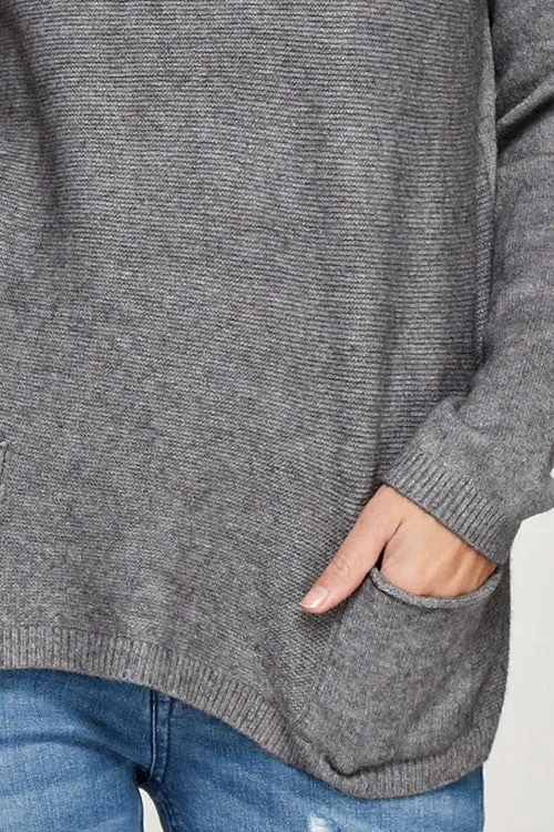 Multi Sweater Knit Turtle Neck Sweater
