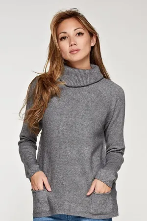 Multi Sweater Knit Turtle Neck Sweater