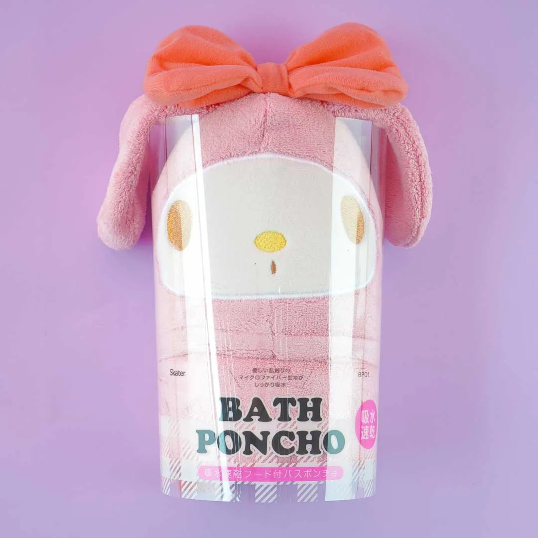 My Melody Poncho Bath Towel
