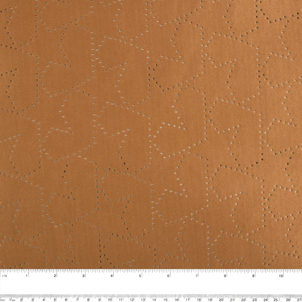 Novelty Fancy Suede - Solid -Camel