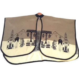 Novelty Wool Poncho