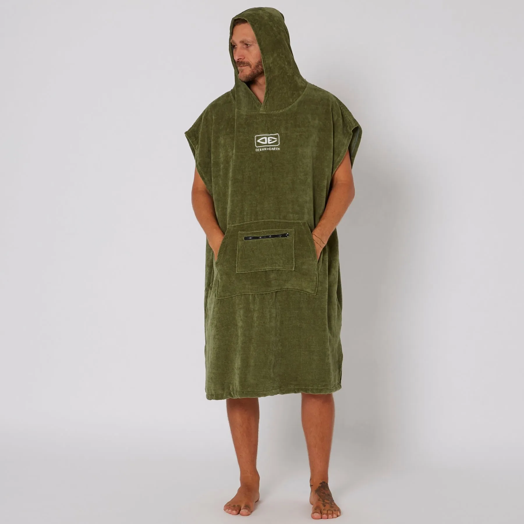 O&E Corp Mens Hooded Poncho