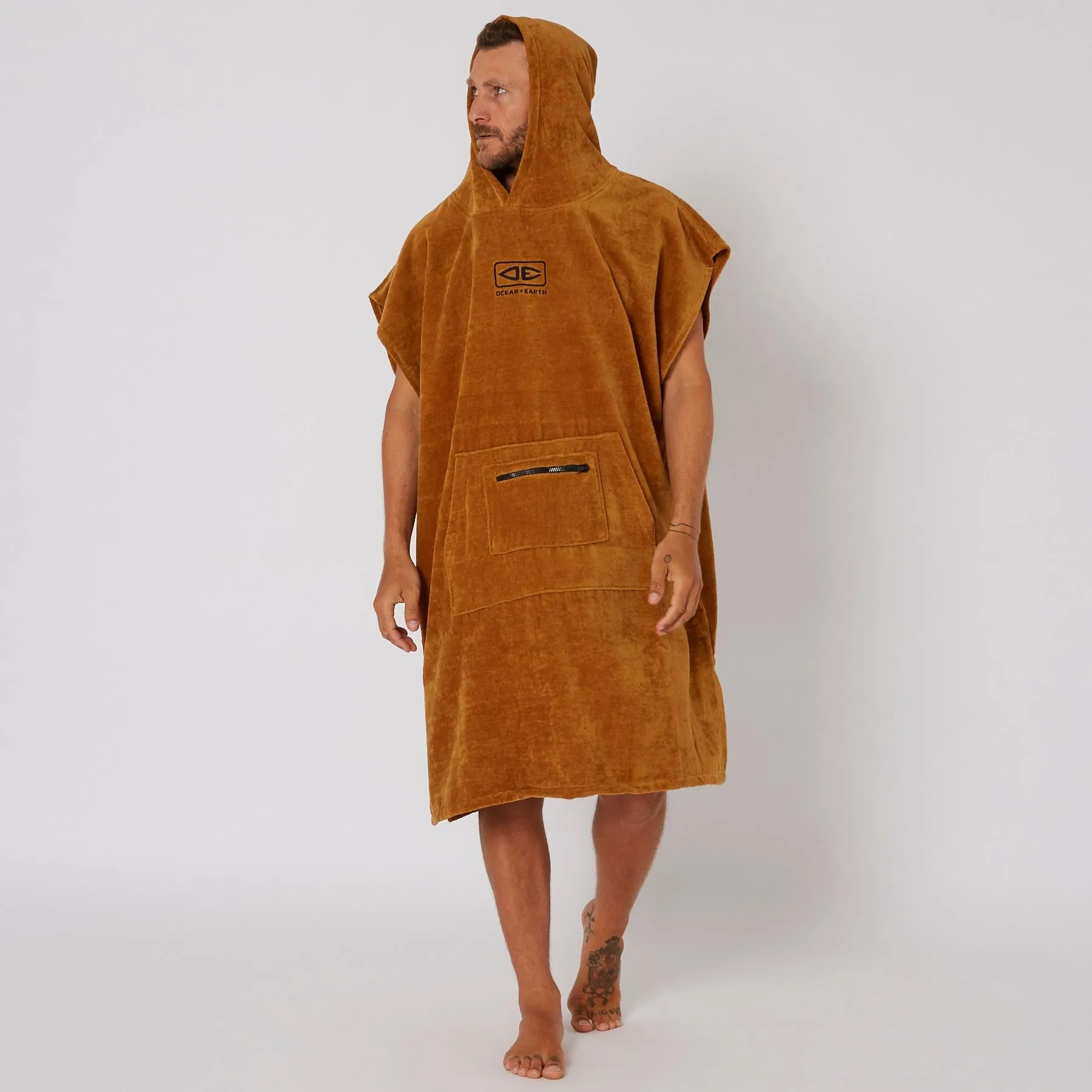 O&E Corp Mens Hooded Poncho