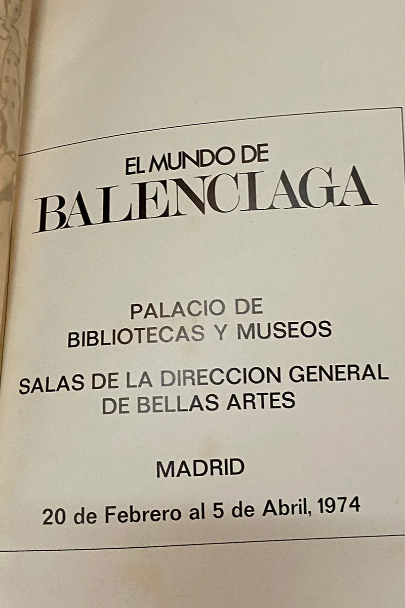 Rare 1974 Balenciaga Spanish Exhibition Catalogue W Joan Miro Illustration