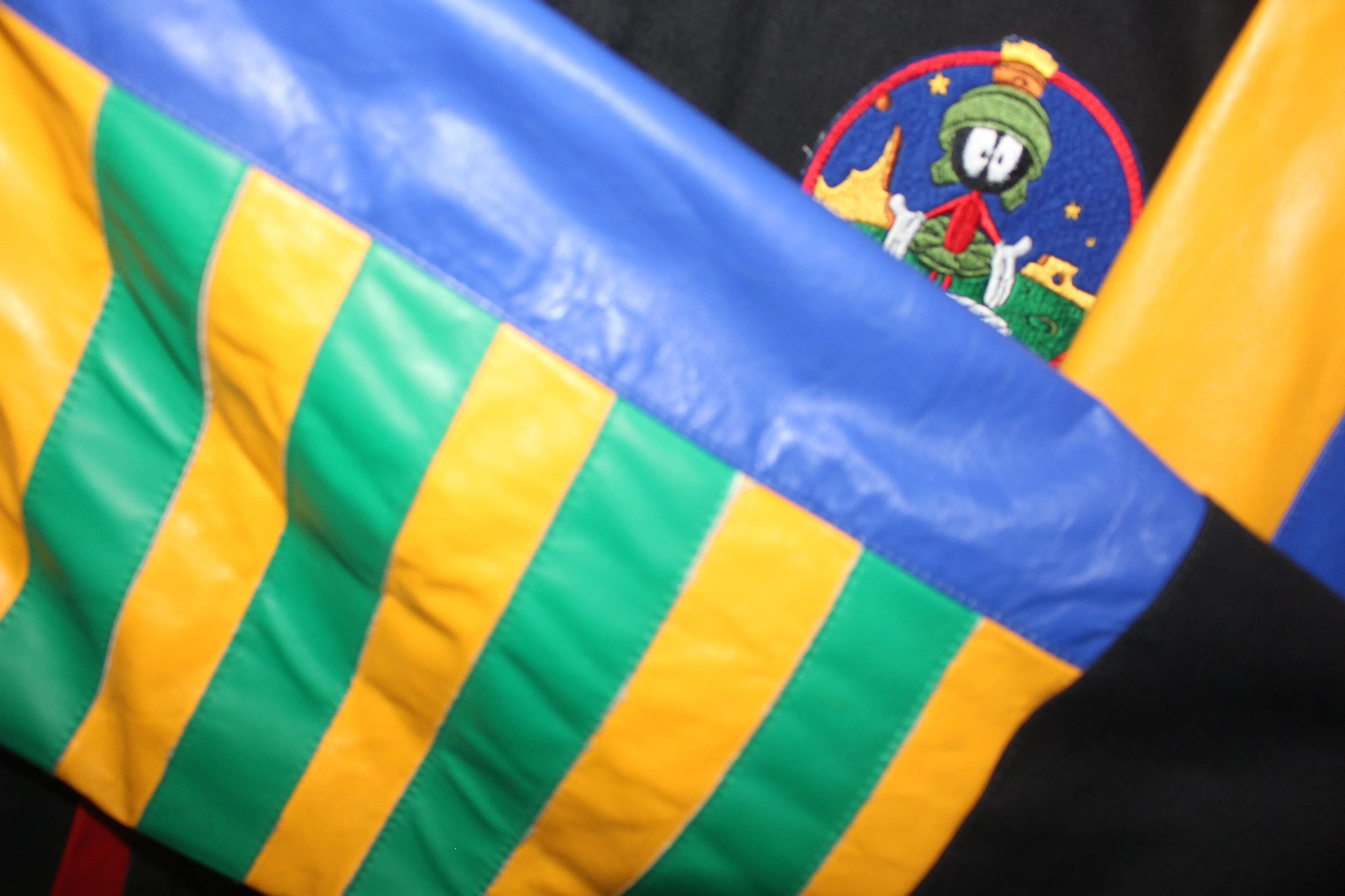 Rare Marvin the Martian Jeff Hamilton Leather Jacket (XL)