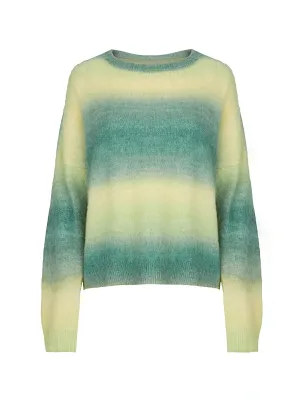 Round Neck Color-Block Sweater