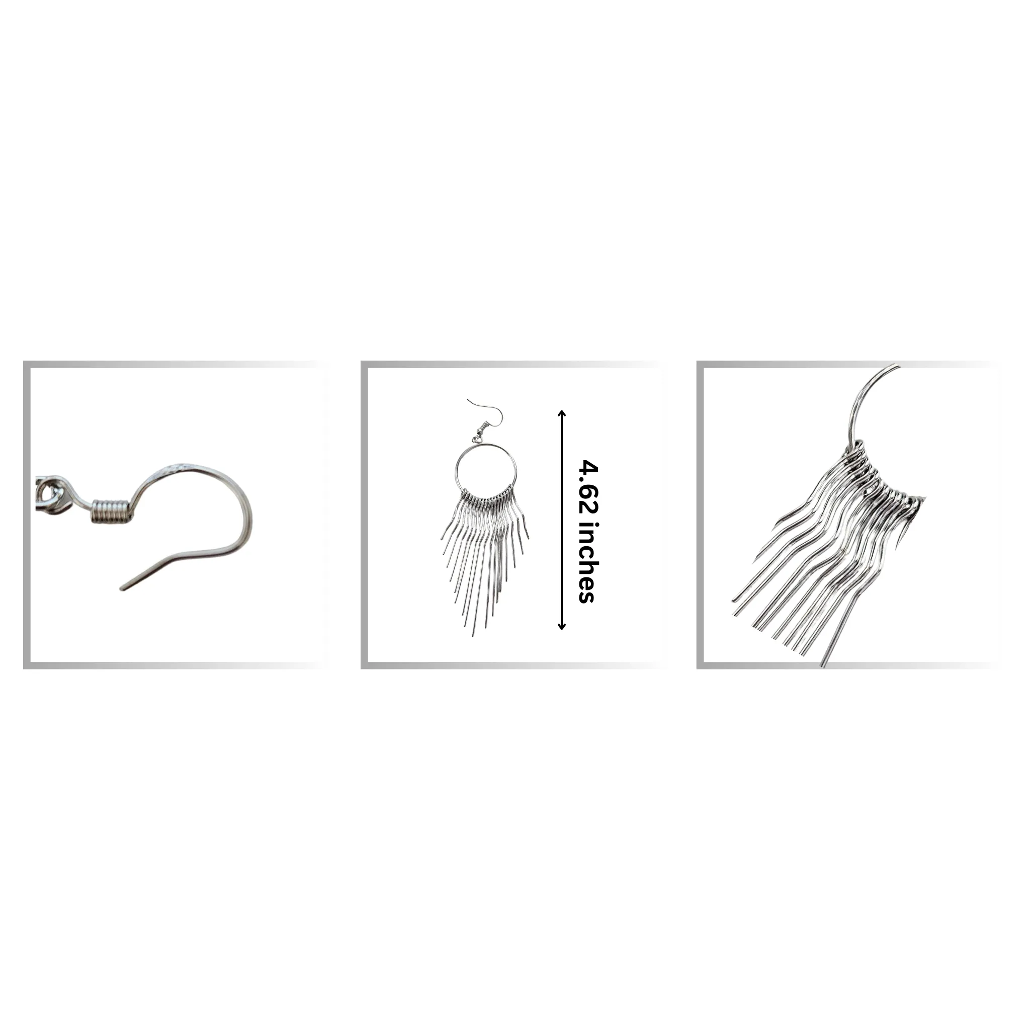 Shrine Long Drop Statement Earrings