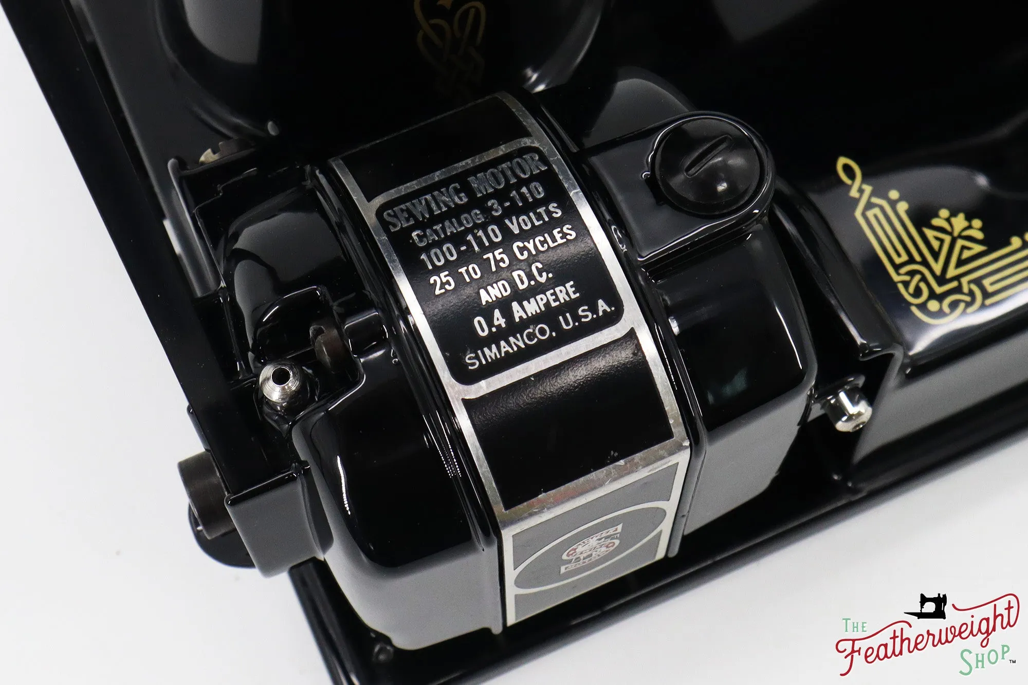 Singer Featherweight 221, "First-Run" 1933 AD54266* - Fully Restored in Gloss Black