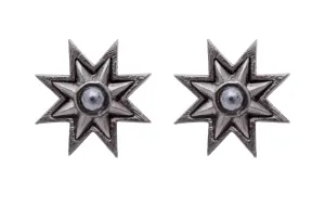 Sunburst Stone Earring