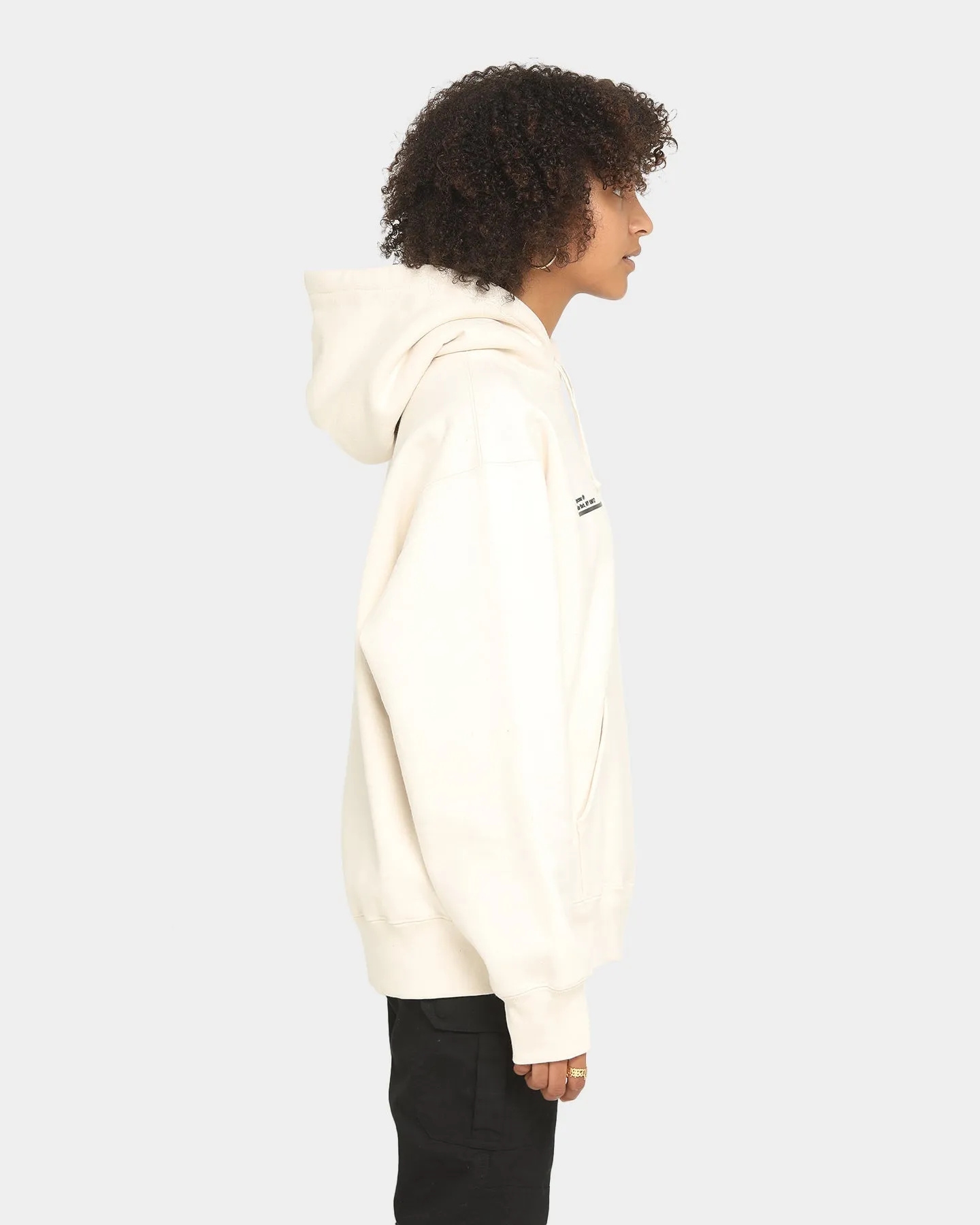 Supreme Shop Hooded Sweatshirt Natural