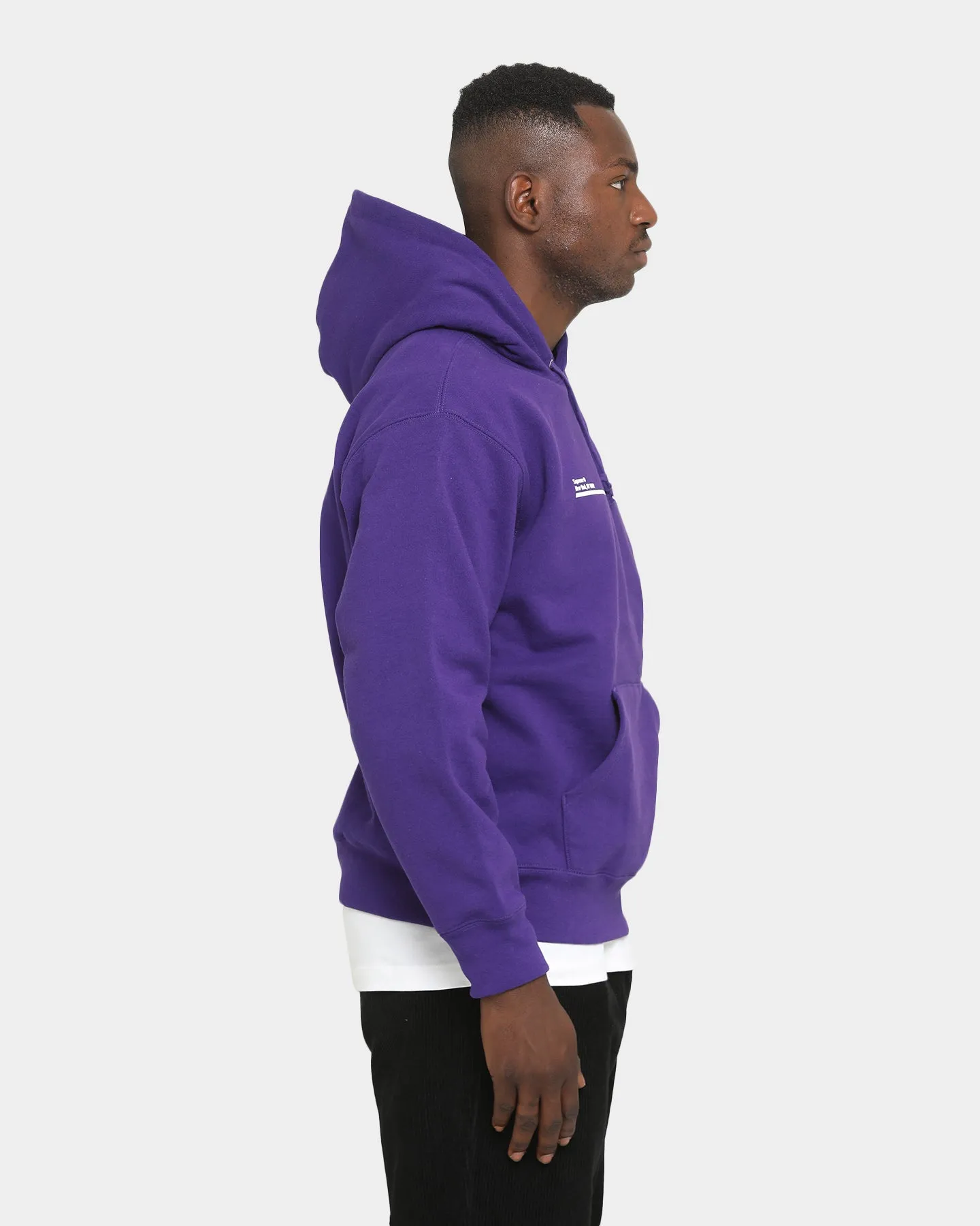 Supreme Shop Hooded Sweatshirt Purple