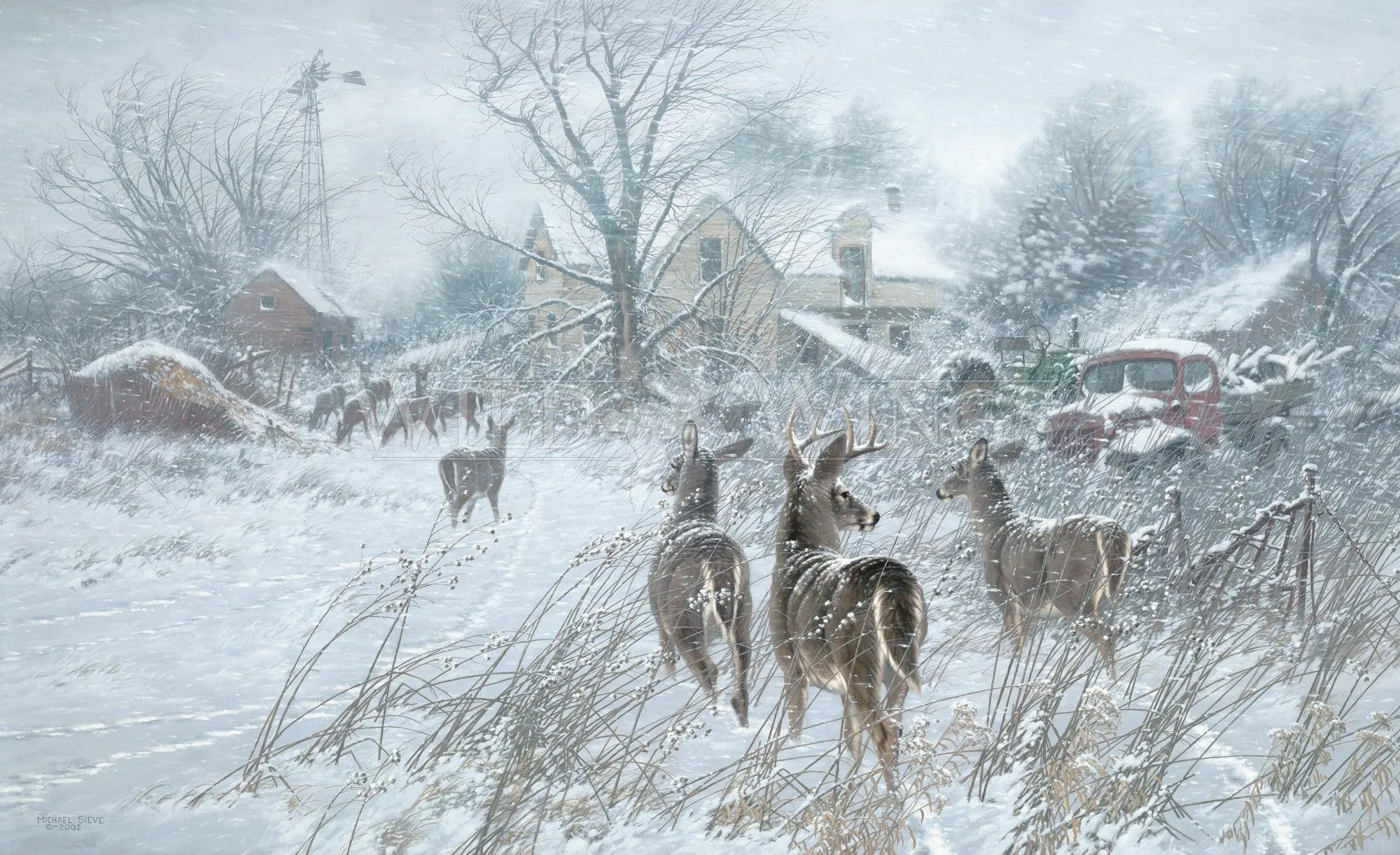 The Homesteaders—Whitetail Deer - Signed Print