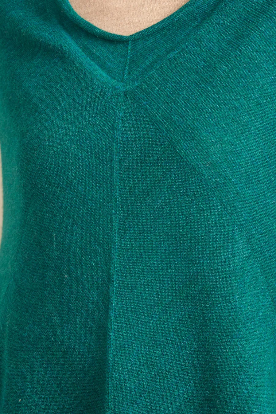 Ulala Poncho Baby Alpaca Color Evergreen