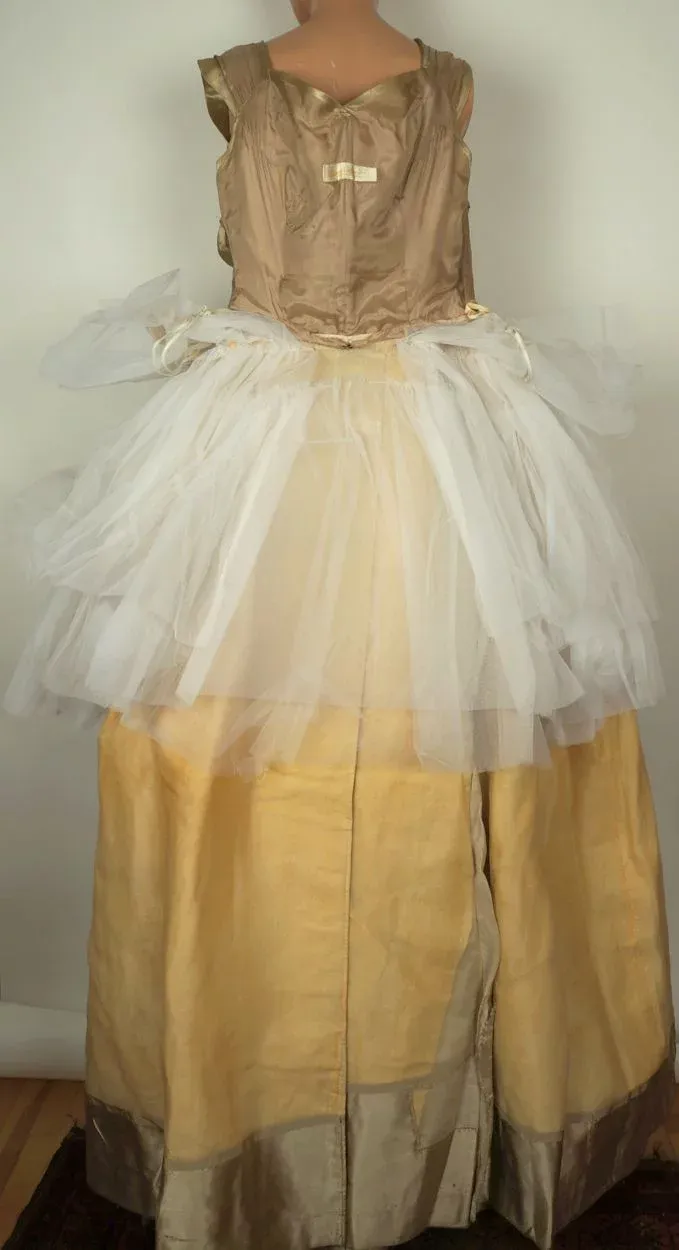 Vintage 1940s Evening Gown by Bianca Gusmaroli Canadian Couturier - Size S