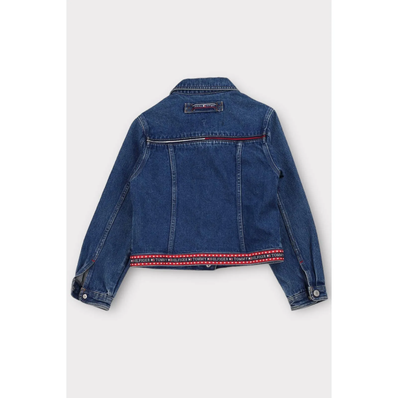 Vintage Tommy Hilfiger Dark Wash Cropped Jacket