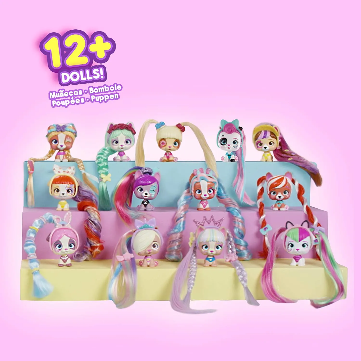 VIP Pets - Mini Fans - 12 surprise assorted dolls - Girls