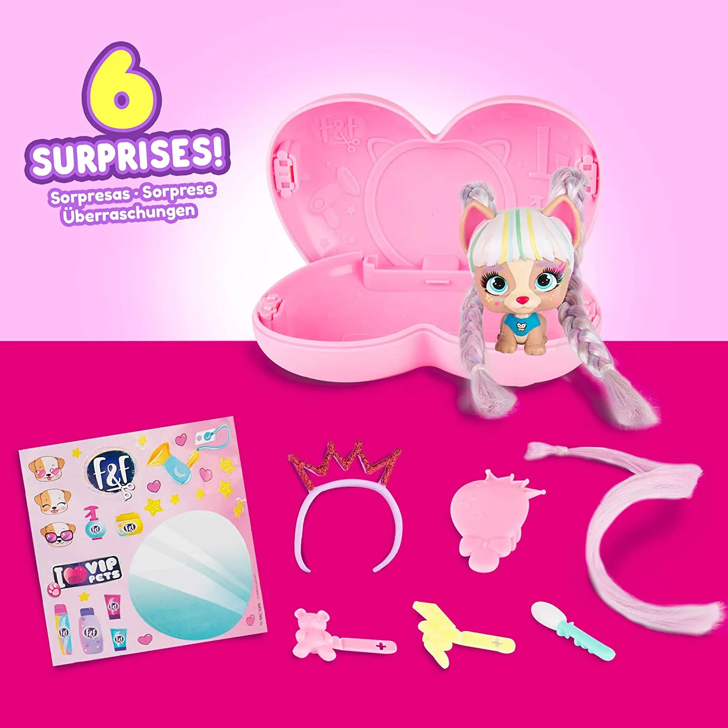 VIP Pets - Mini Fans - 12 surprise assorted dolls - Girls