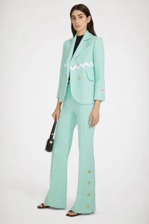 Wave tailored jacket in cotton tweed