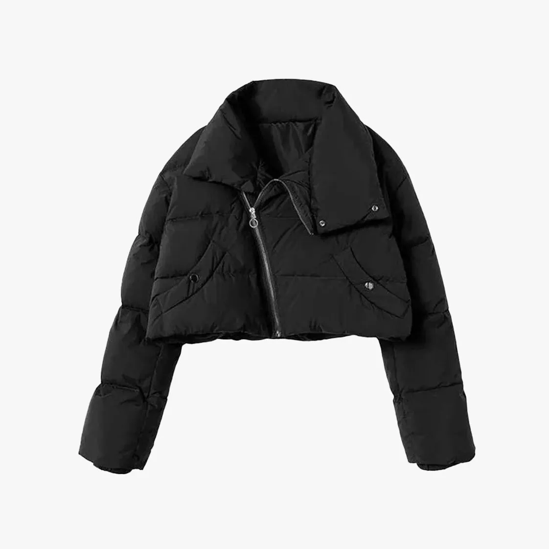 Y2k Grunge Cropped Puffer Coat