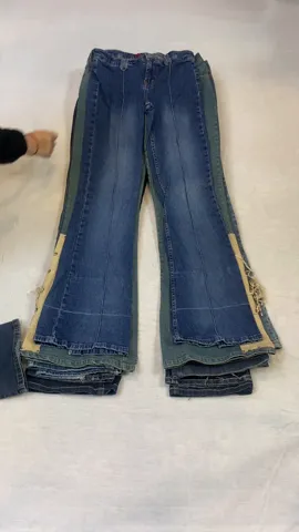 Y2K High-Waisted Wide-Leg Jeans (GRV-11-092)