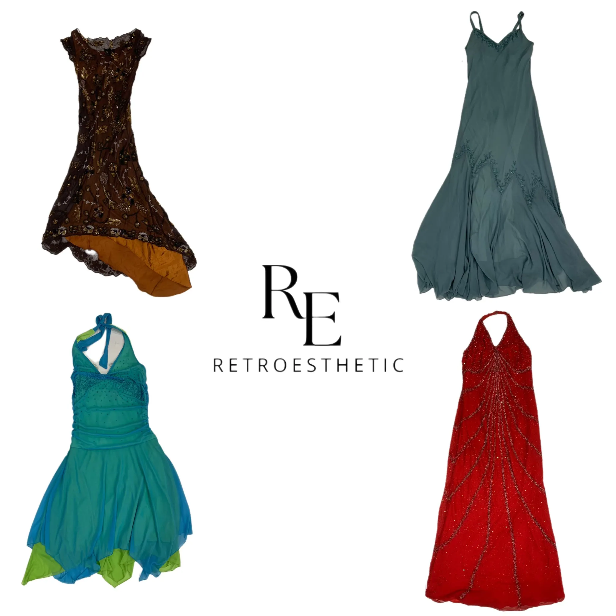 Y2K party like it's 99 beaded dresses (SR-531)